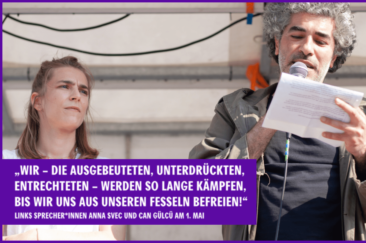 LINKS am 1. Mai: „Für uns heißt es jetzt: Kämpfen – miteinander und füreinander!”
