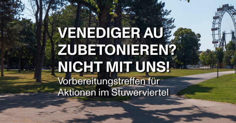 Knalleffekt bei Bürger*innenversammlung: Bevölkerung geschlossen gegen Halle in der Venediger Au