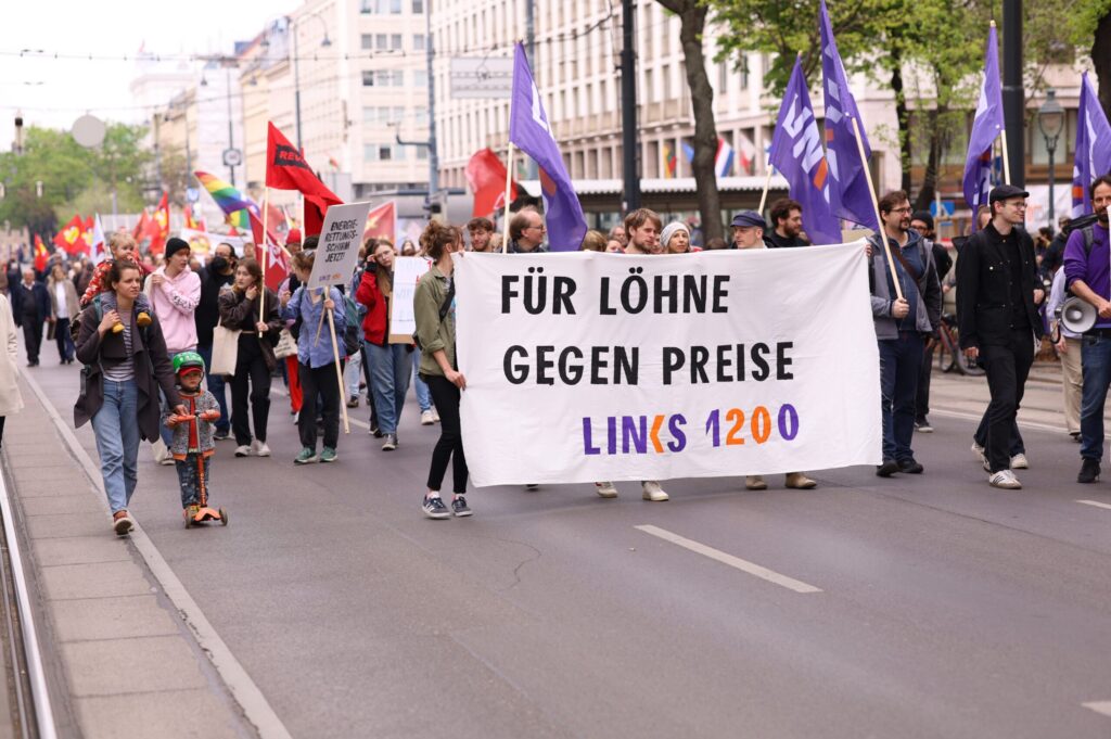 LINKS Brigittenau am 1. Mai