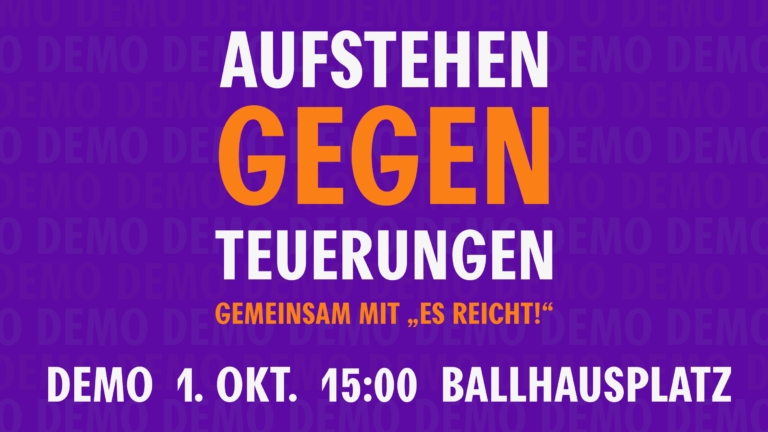 Demoaufruf für den 1.10. in 7 Sprachen