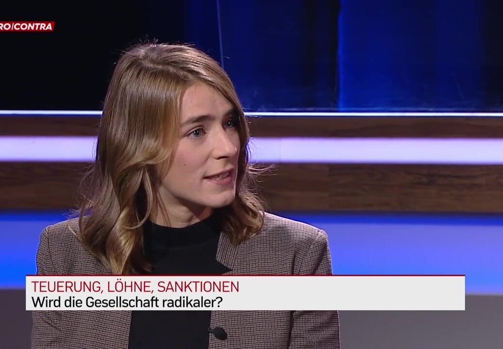 Unsere Sprecherin Anna Svec in Pro und Contra auf Puls 4