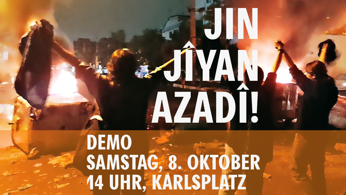 JIN JÎYAN AZADÎ! Demo am Karlsplatz