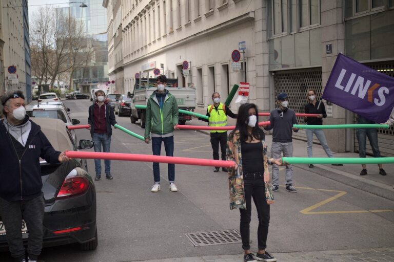 LINKS zu Coronamaßnahmen: „Runter von unserer Straße“