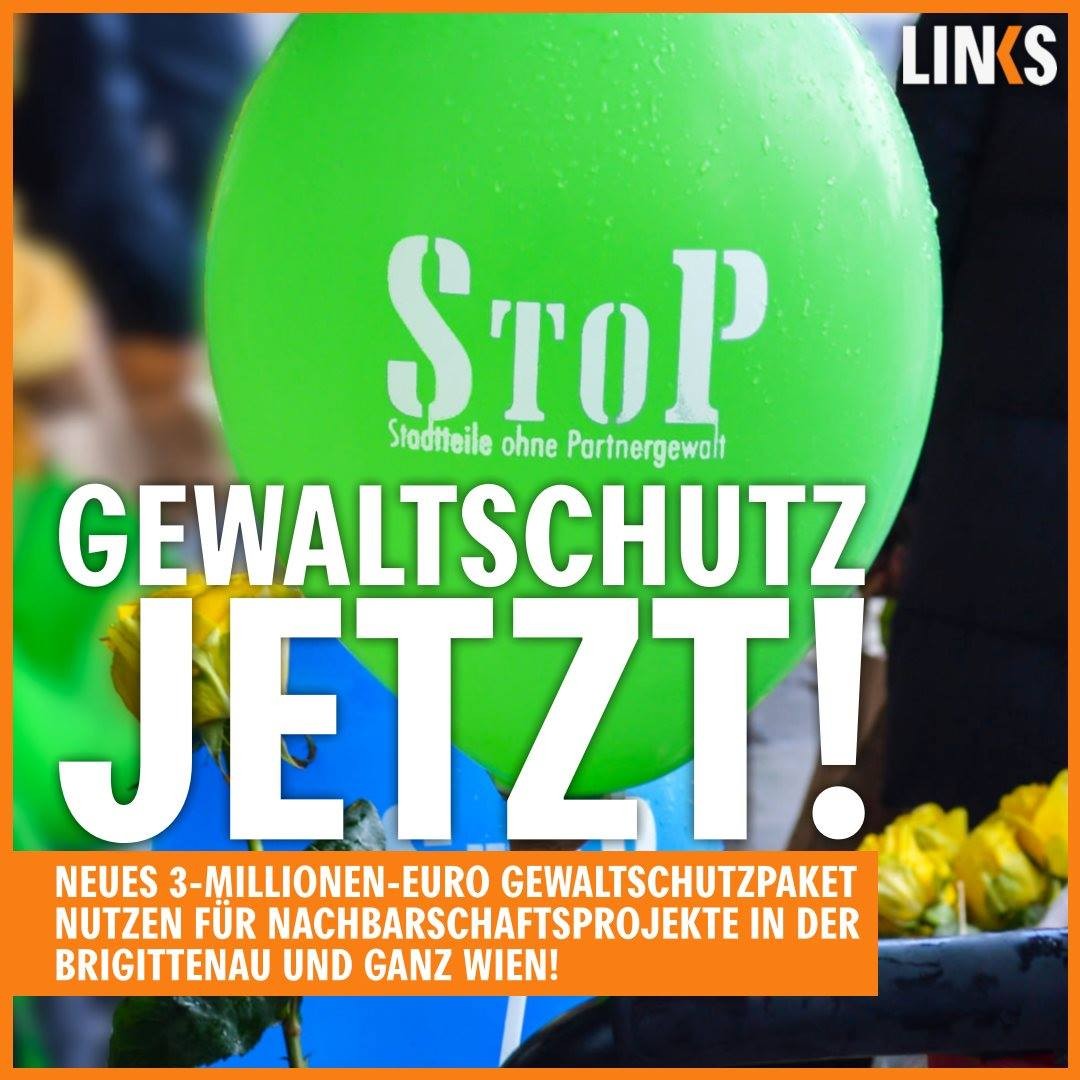 Gewaltschutzpaket für Wien nach LINKS-Forderung