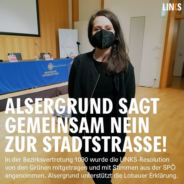 Erfolg! Alsergrund sagt „Nein“ zur Stadtstraße