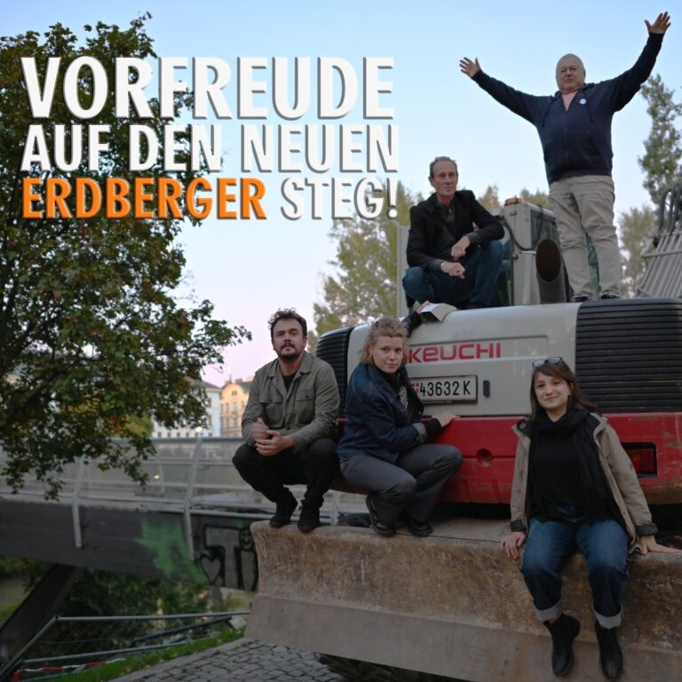 Erneuerung des Erdberger Stegs
