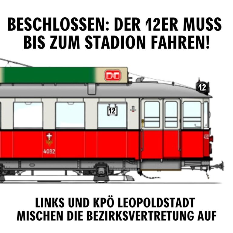 Erfolg! 2. Bezirk fordert 12er Verlängerung bis zum Stadion