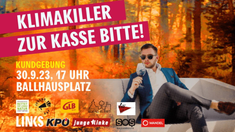 „Their Time To Pay“ bittet Klimakiller zur Kasse