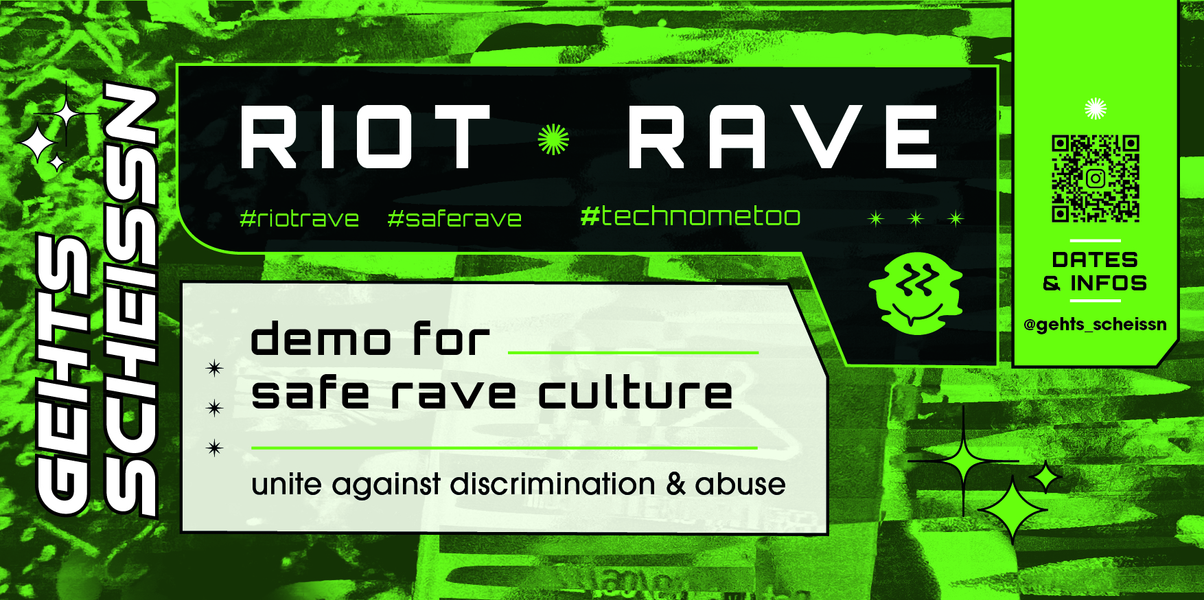 RIOT * RAVE für eine sichere Clubkultur