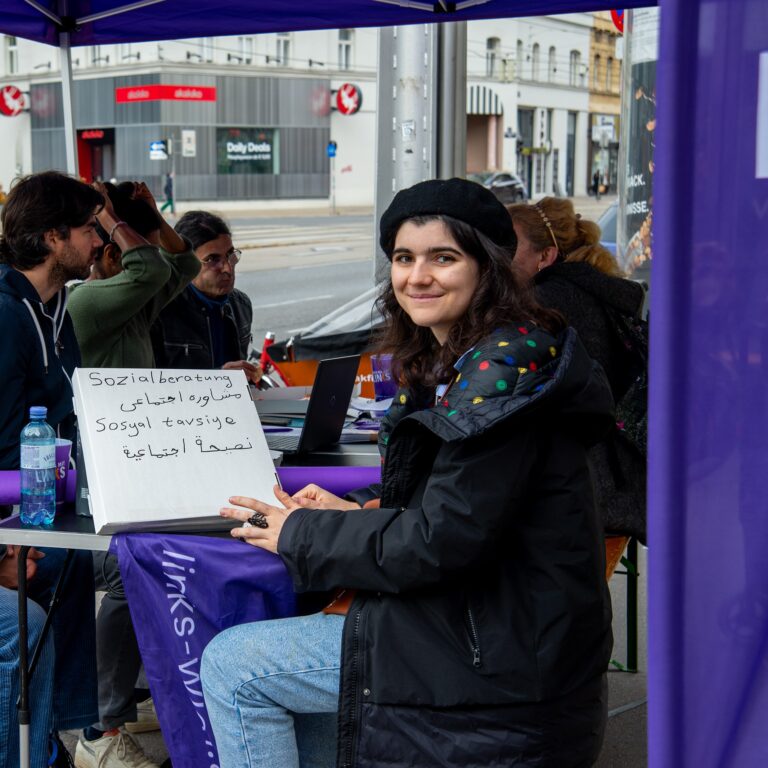 Das war die LINKS Sozialberatung mit gratis Pizza!