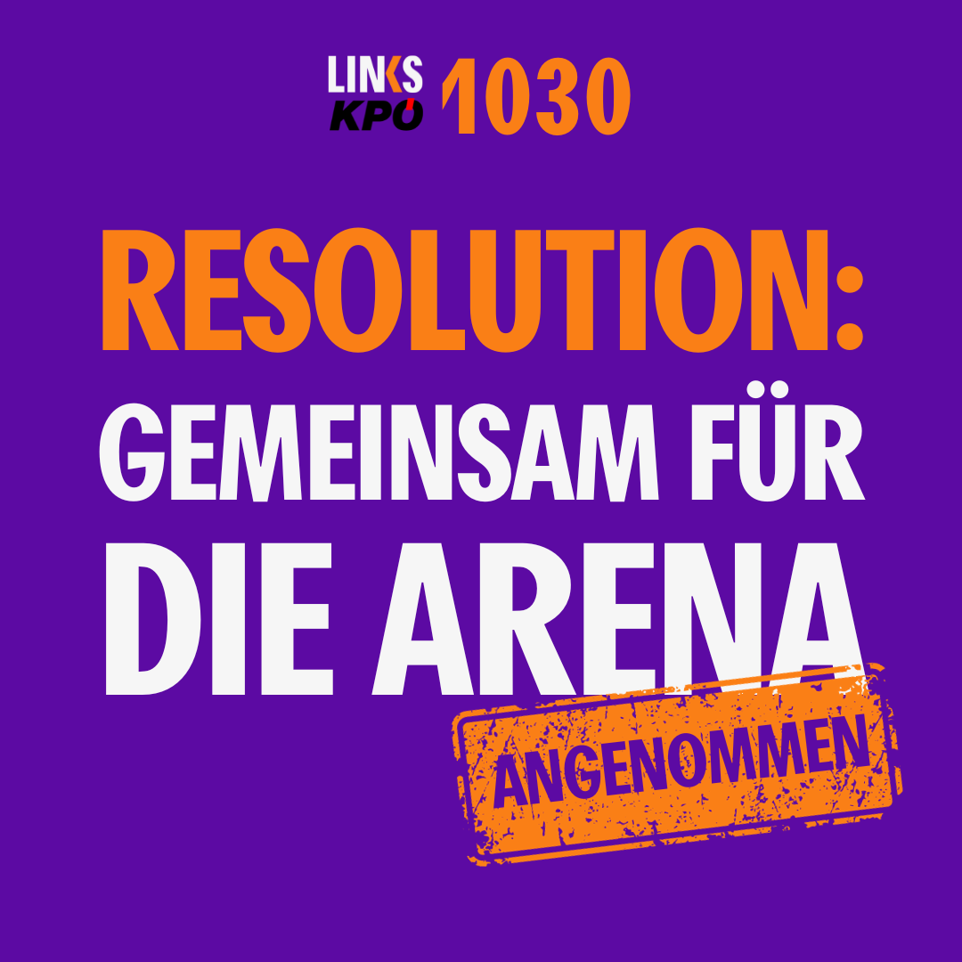 Gemeinsam für die Arena – Resolutionsantrag im 3. angenommen