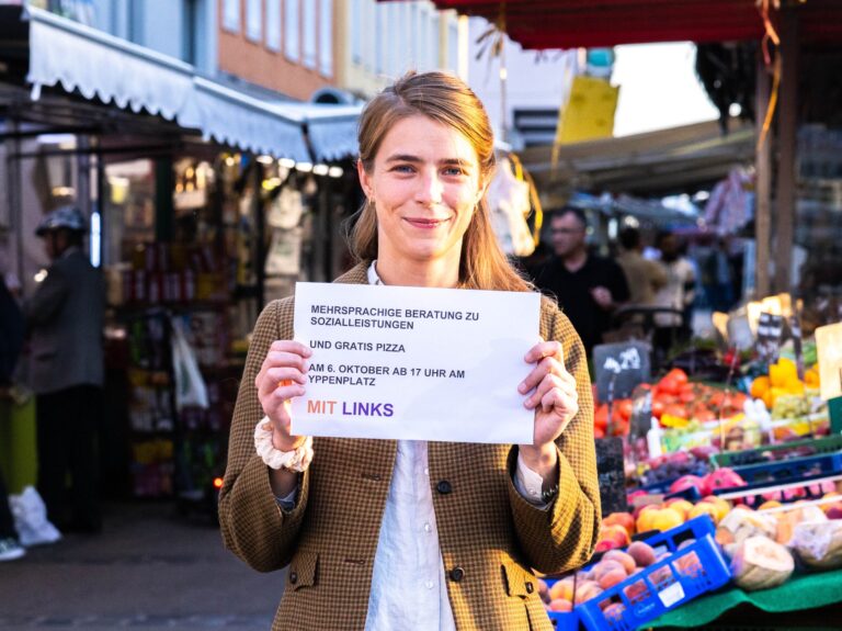 Neue Sozialberatung und Pizza für alle am Yppenplatz