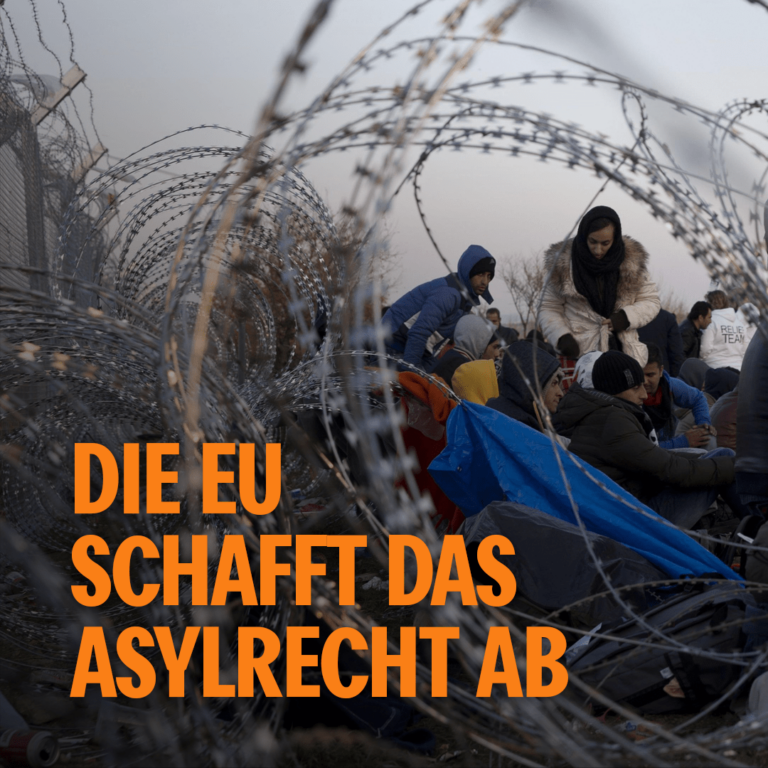 Die EU schafft das Asylrecht ab