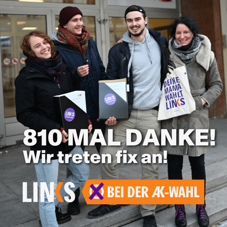 DANKE für 810 Unterstützer*innen!