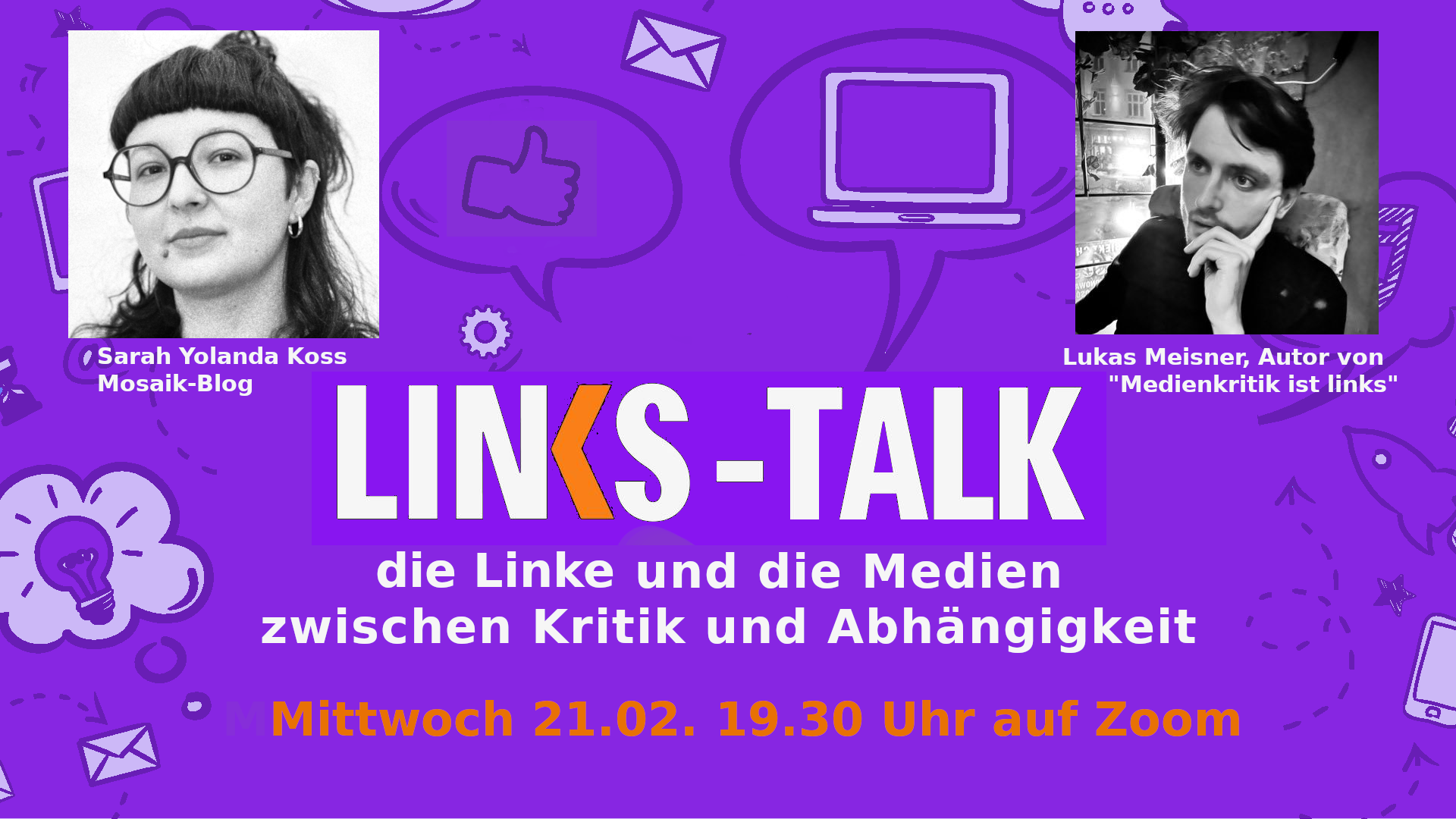 LINKS-Talk: die Linke und die Medien - zwischen Kritik und Abhängigkeit