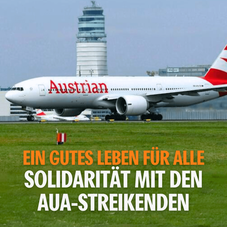 Solidarität mit den AUA-Streikenden