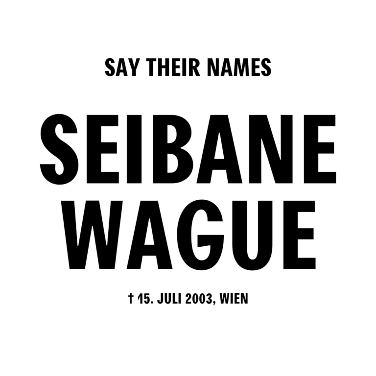 Say their names! Seibane Wague