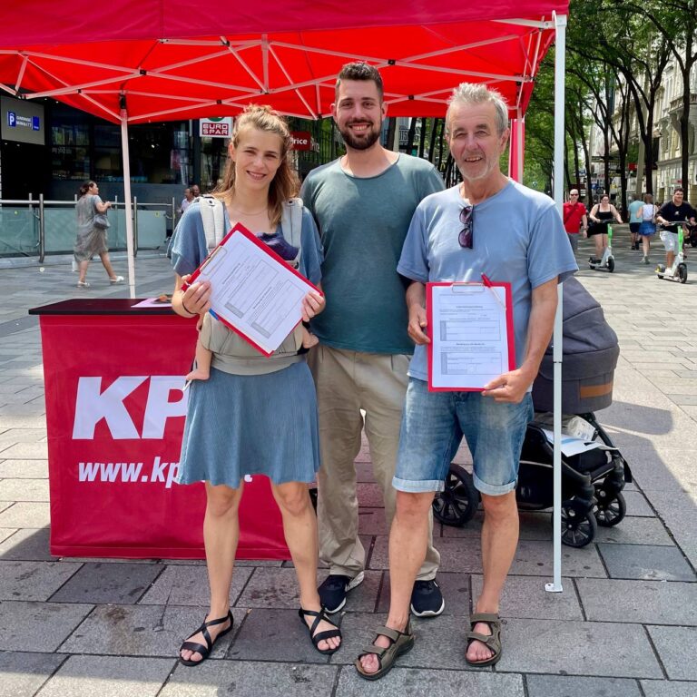 AVISO: KPÖ steht in Wien fix am Stimmzettel