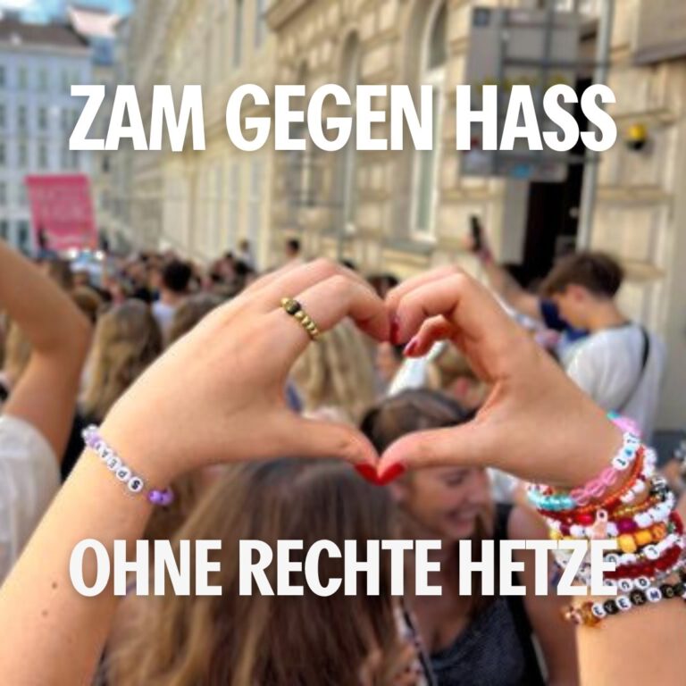 Zam gegen Hass – ohne rechte Hetze!