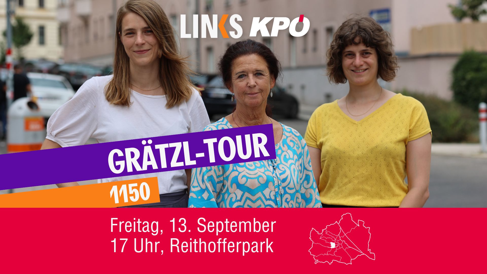 LINKS-KPÖ Grätzl-Tour: Rudolfsheim-Fünfhaus