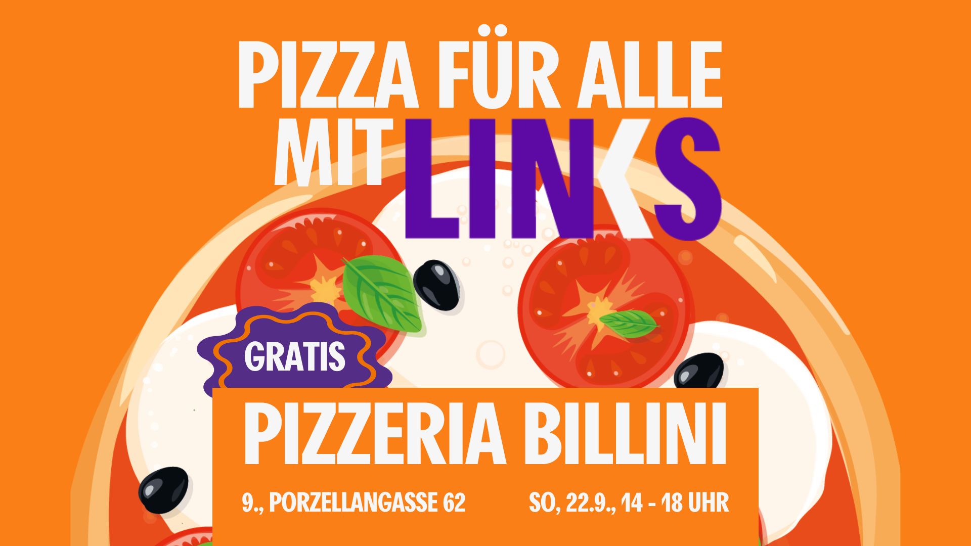 Gratis Pizza für alle!