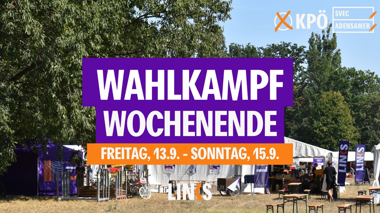 Wahlkampf Wochenende