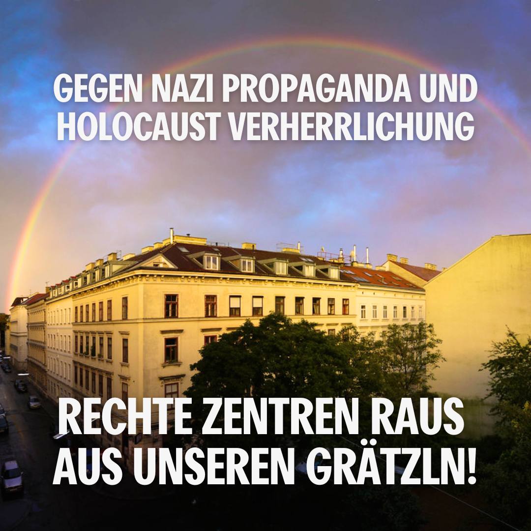 Rechte Zentren raus aus unseren Grätzln!