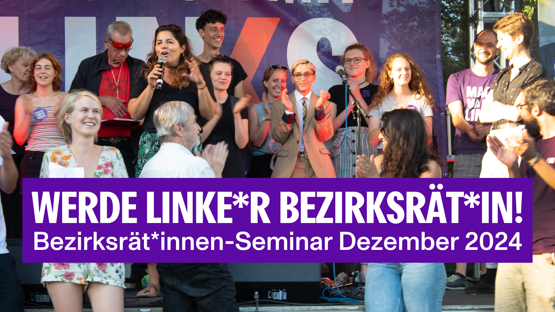 Werde Bezirksrät*in! LINKS Bezirksrät*innen - Seminar