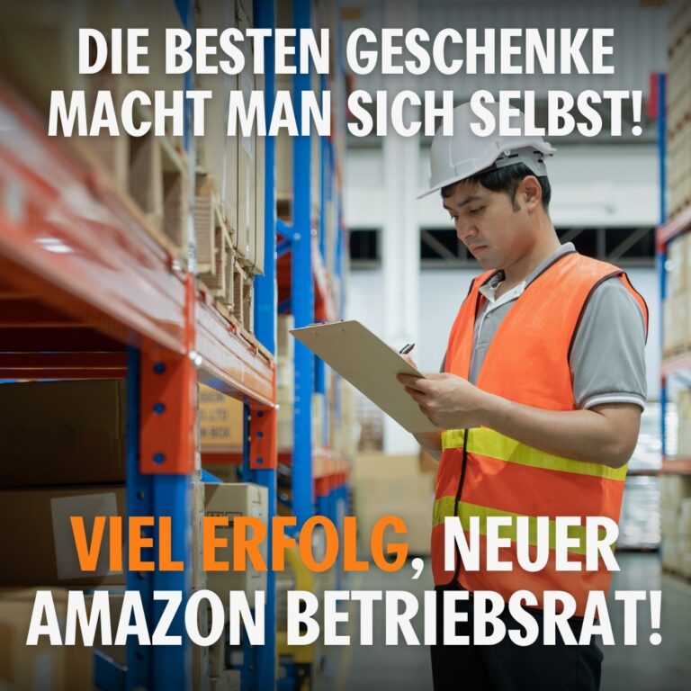 Amazon Betriebsrat in Österreich – wir gratulieren!