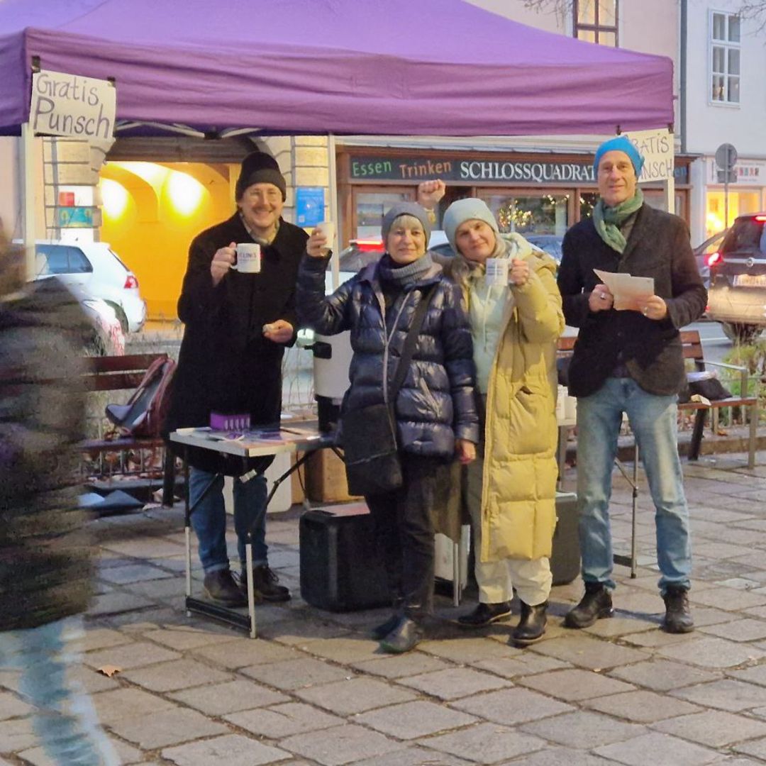 Das war der LINKS Punschstand in Margareten!