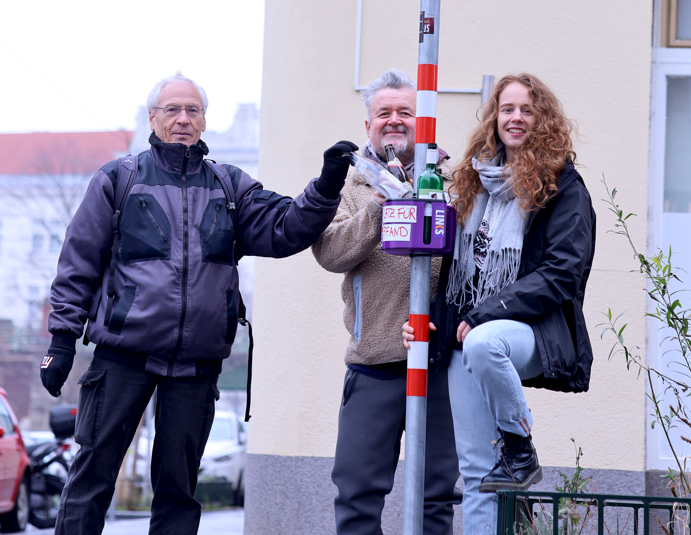 LINKS präsentiert Pfandring-Aktion