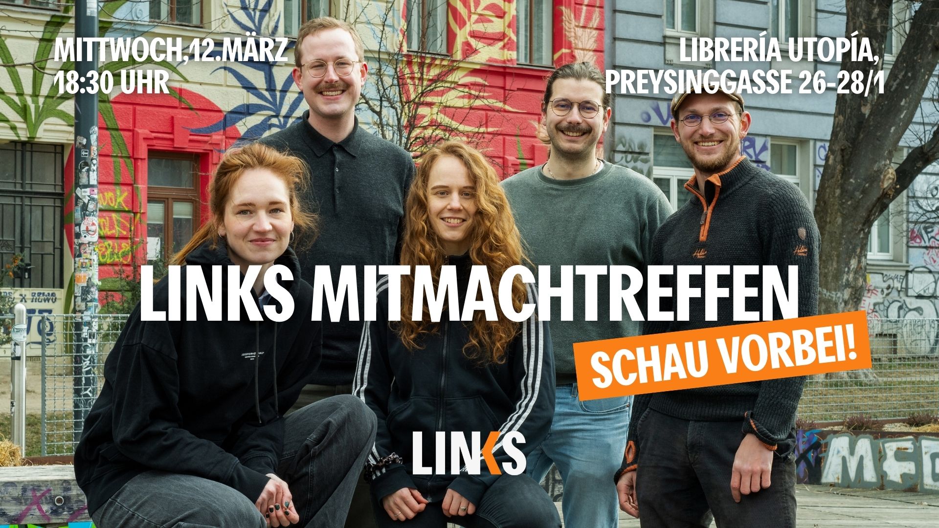 LINKS-Mitmachtreffen der Bezirksgruppe Rudolfsheim-Fünfhaus