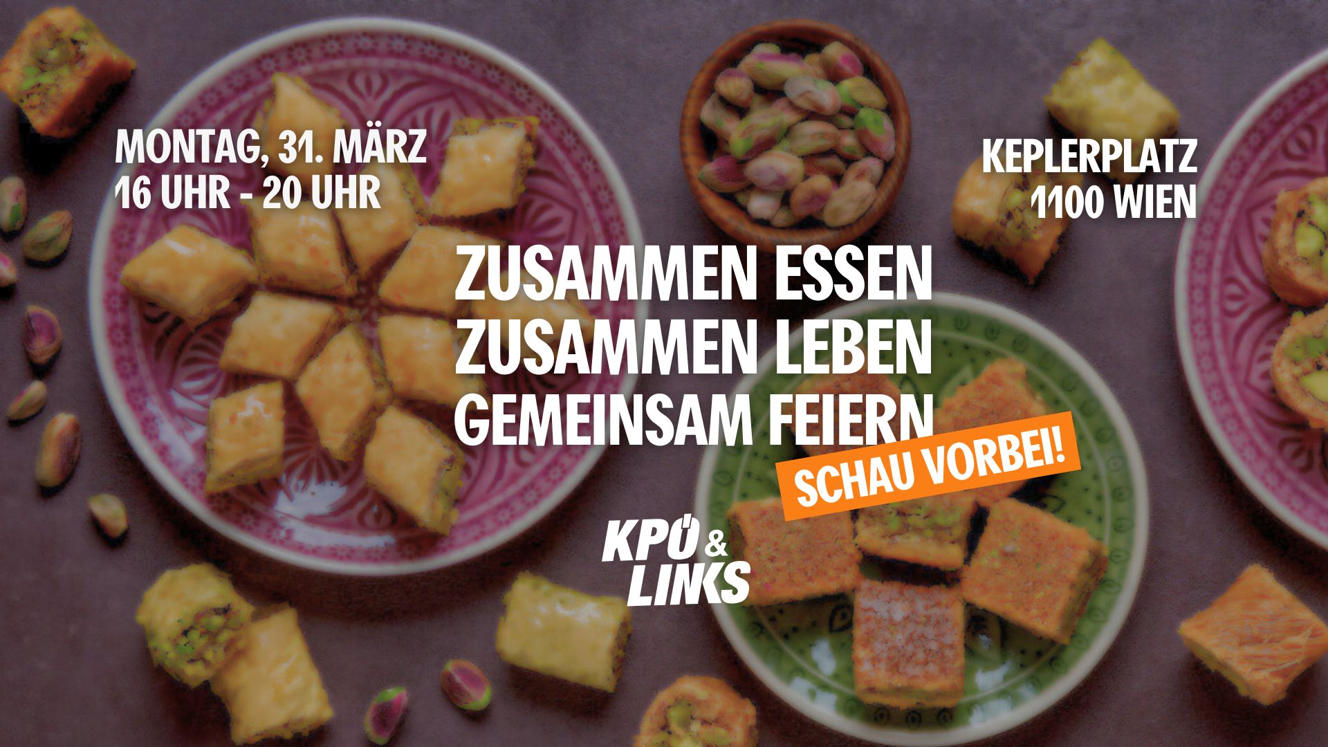 Zusammen essen, zusammen leben: gemeinsam feiern!