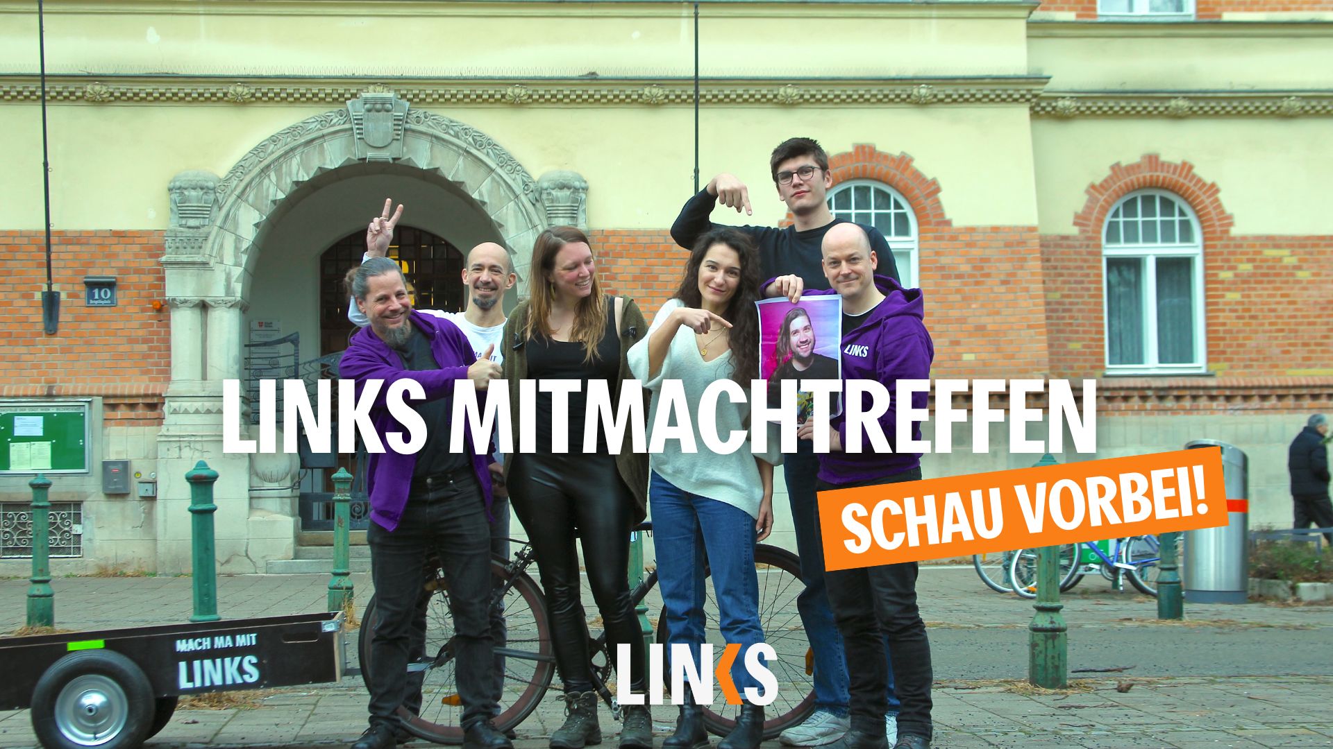 LINKS-Mitmachtreffen der Bezirksgruppe im zweiten Bezirk / Brigittenau / Floridsdorf